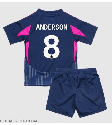 Nottingham Forest Elliot Anderson #8 Dětské Venkovní Dres 2024-25 Krátký Rukáv (+ trenýrky)